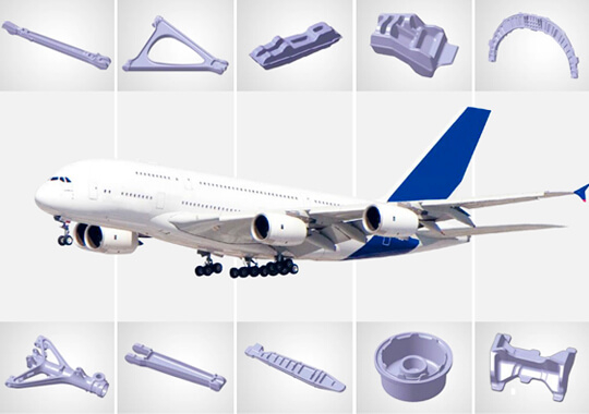 Aviation-Aerospace Used by Aluminum Forging 